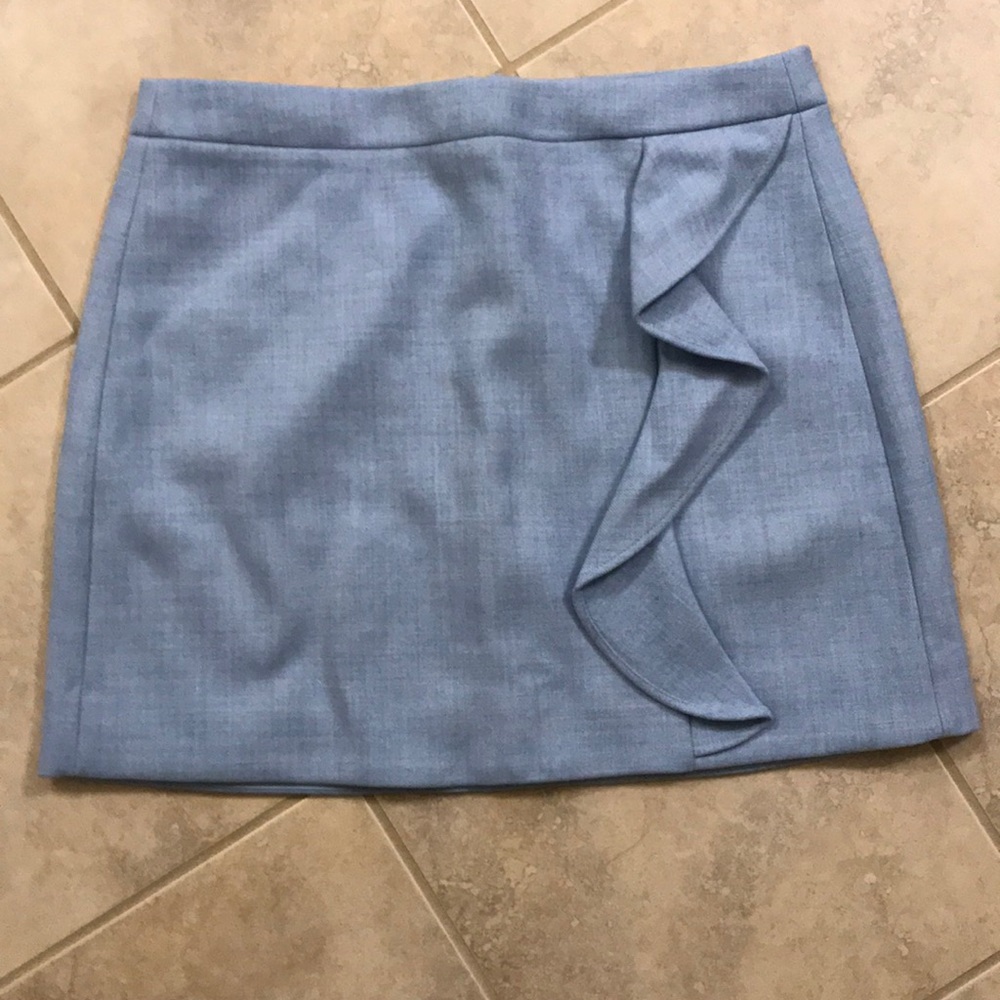J. Crew Ruffle-front Mini Skirt - Picture 3 of 10